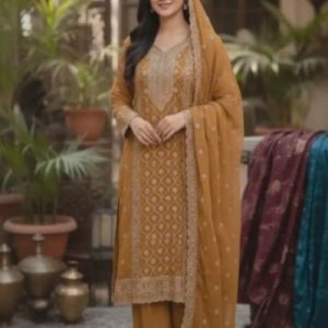 প্রিমিয়াম জরজেট থ্রি পিস