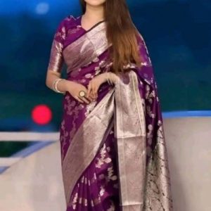 প্রিমিয়াম কাঞ্জি কাতান শাড়ি