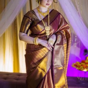 প্রিমিয়াম কাঞ্জি কাতান শাড়ি