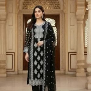 প্রিমিয়াম জরজেট থ্রি পিস